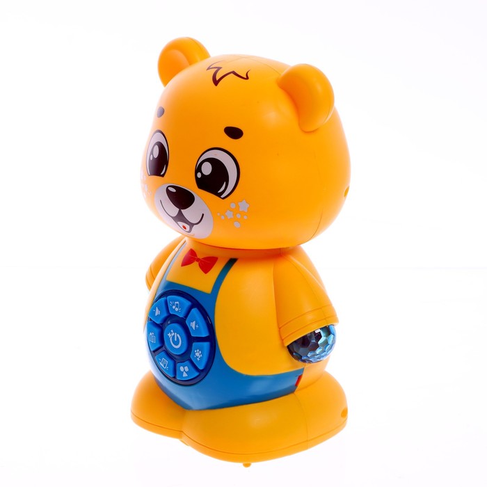 Музыкальная игрушка «Музыкальный мишка», звук, цвет оранжевый
