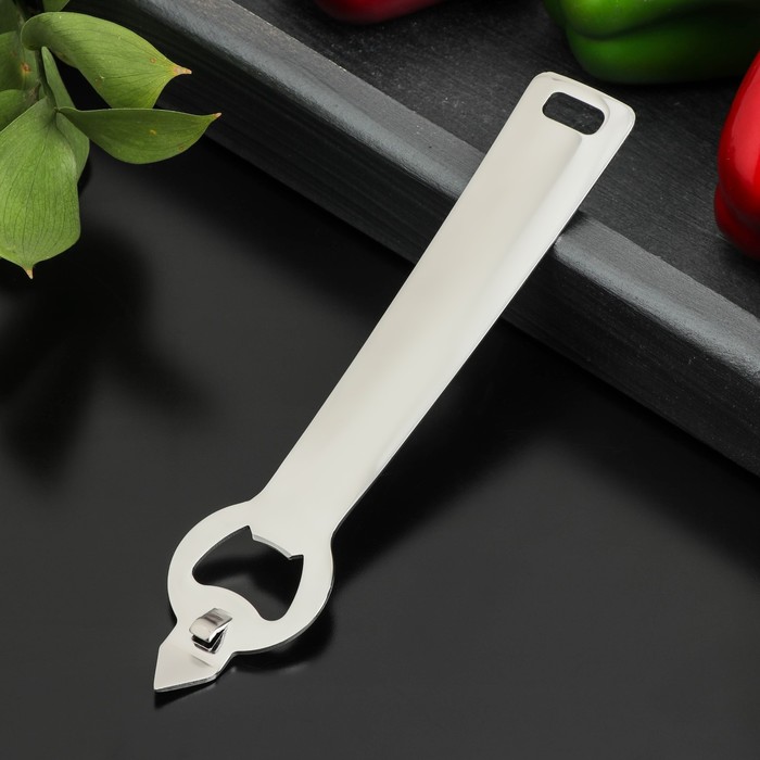 Нож консервный Доляна Zero, нержавеющая сталь, цвет серебряный нож для сыра доляна валдай нержавеющая сталь цвет серебряный