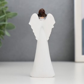 Сувенир полистоун "Безликий ангел с сердцем, платье с веточками" МИКС 10 см от Сима-ленд