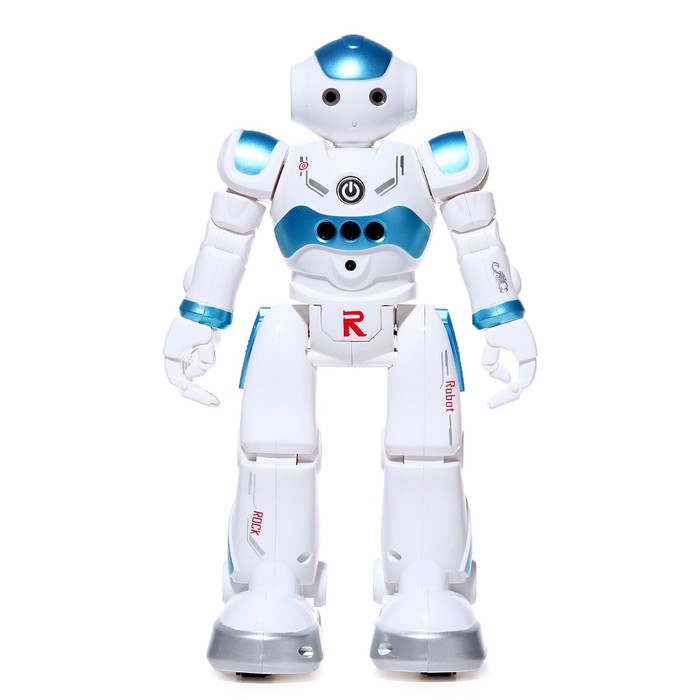 фото Робот «робо-друг», с дистанционным и сенсорным управлением, русский чип, цвет синий zhorya