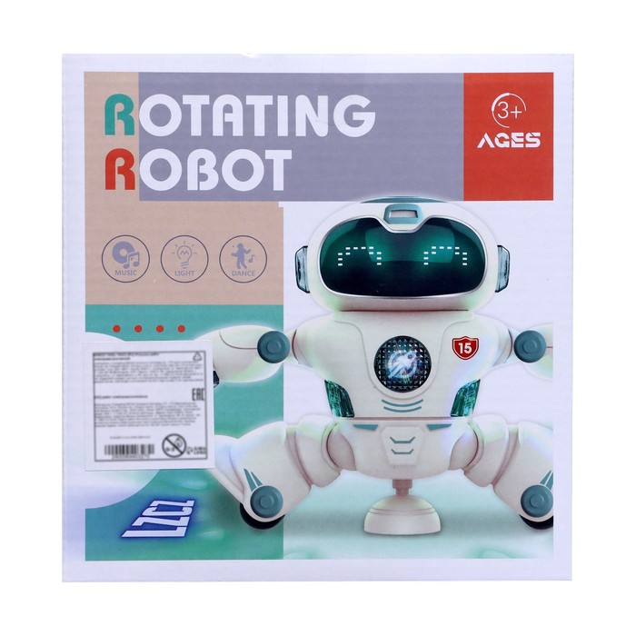 Робот «Космонавт», световые и звуковые эффекты, работает от батареек, цвета МИКС 6940327