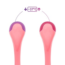

Ложка термочувствительная Baboo Soft Spoon, от 4 месяцев, цвет розовый