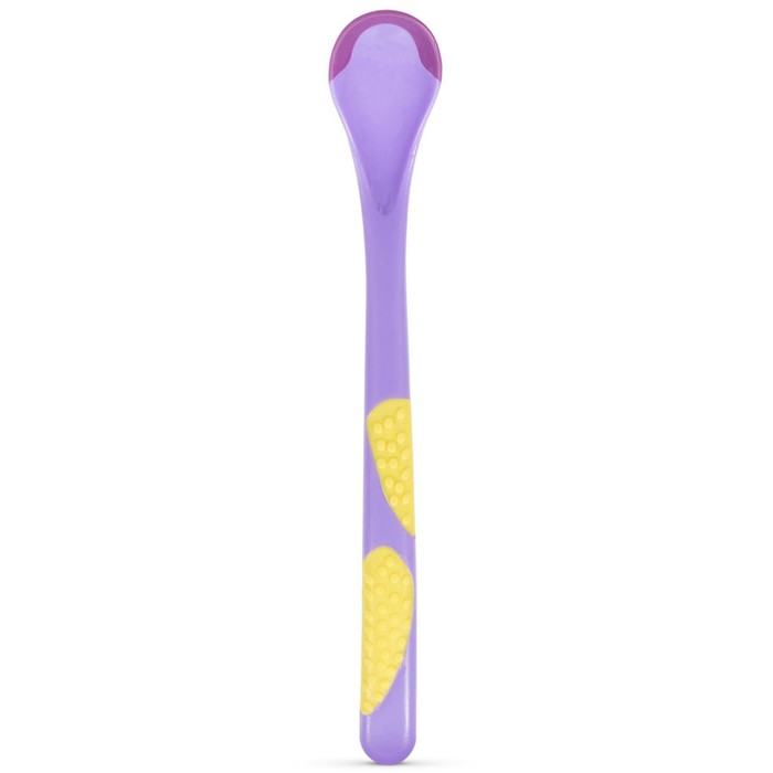 Ложка термочувствительная Baboo Soft Spoon, от 4 месяцев, цвет фиолетовый