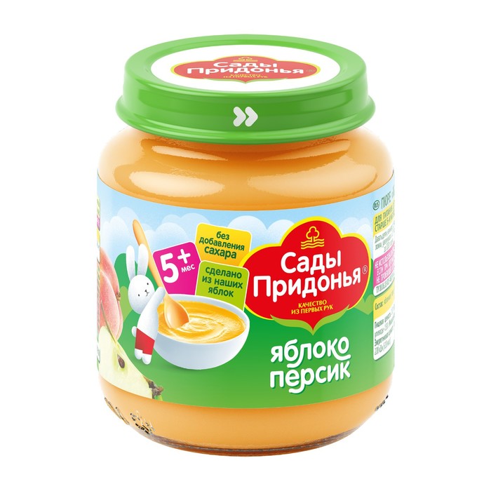 

Пюре Сады Придонья яблоко/персик 120г ст/б 8057425
