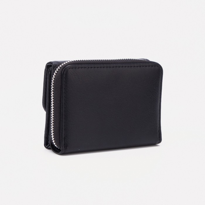 

Кошелёк на кнопке, цвет чёрный