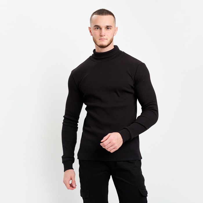 фото Водолазка мужская, цвет чёрный, размер 54 натали
