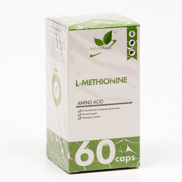 L-Метионин, 60 капсул