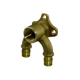 Водорозетка Uponor 1059820, d=16 мм х 1/2", внутренняя резьба, U-профиль, проходная, латунь