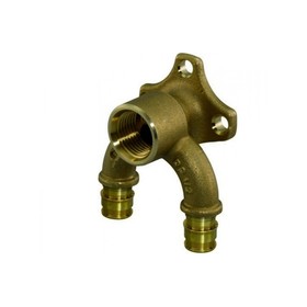Водорозетка Uponor 1059821, d=20 мм х 1/2", внутренняя резьба, U-профиль, проходная, латунь