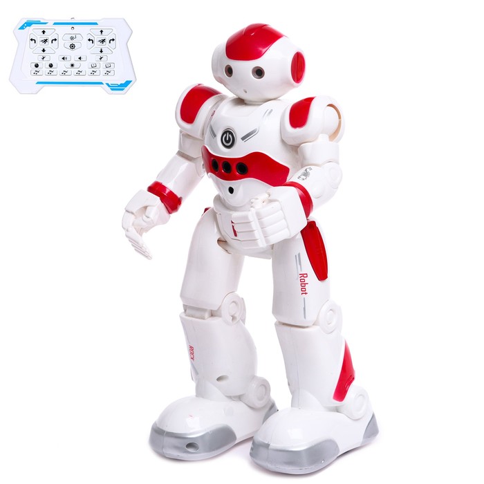 Робот «Робо-друг», с дистанционным и сенсорным управлением, русский чип, цвет красный фото