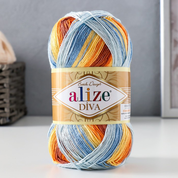 

Пряжа "Diva Batik" 100% микрофибра 350м/100гр (7647)