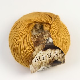

Пряжа "Alpaca D'Italia" 50% альпака, 50% нейлон 300м/50гр (13 горчица)