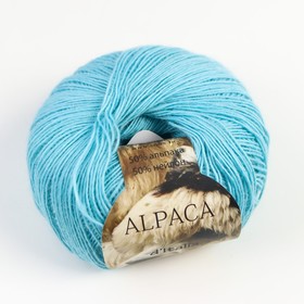 

Пряжа "Alpaca D'Italia" 50% альпака, 50% нейлон 300м/50гр (16 бирюза)