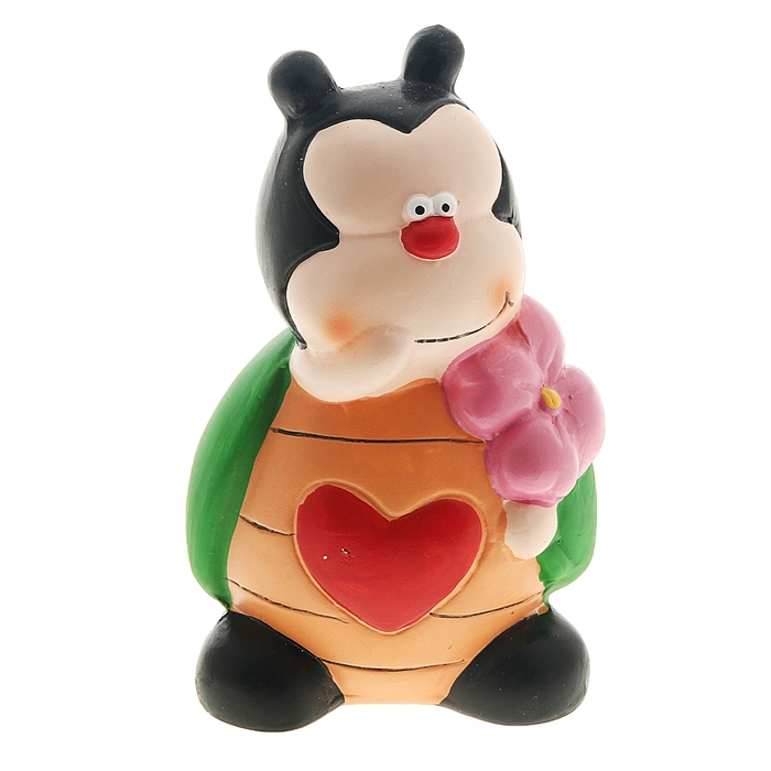 Копилка "Влюблённый жучок" МИКС