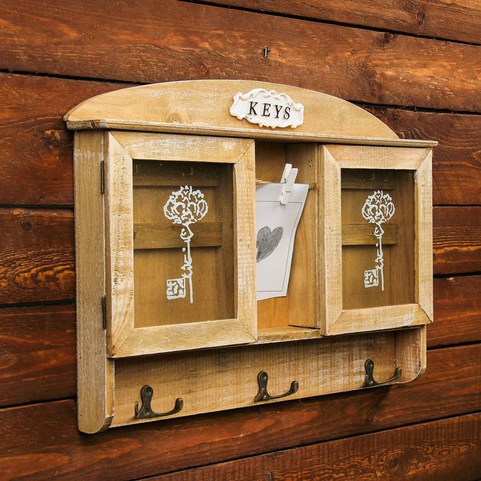 Ключница с фоторамкой "Ажурные ключи"