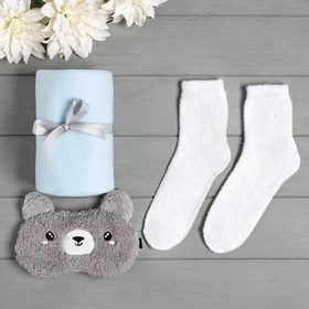 

Подарочный набор LoveLife Bear (вид 2) плед, маска, носки