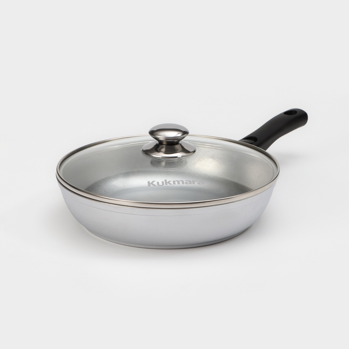 Сковорода 26 см с крышкой и съемной ручкой