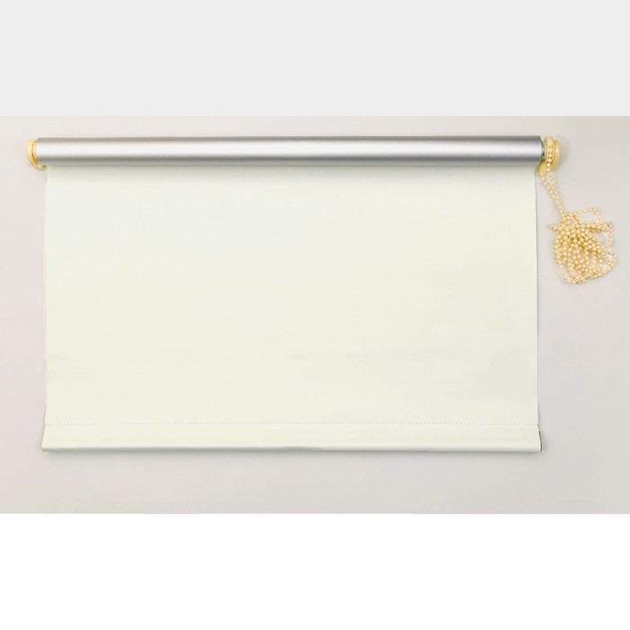 Рулонная штора «Блэкаут», 120х160 см, цвет ваниль