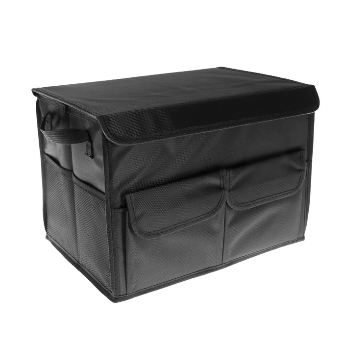 Органайзер в багажник автомобиля, складной, 22 л, 35×25×25 см, оксфорд органайзер сумка в багажник автомобиля складной 60×40×30 см