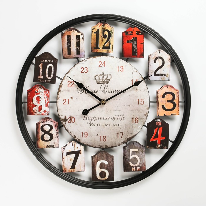 Часы настенные, серия: Лофт, d-50 см