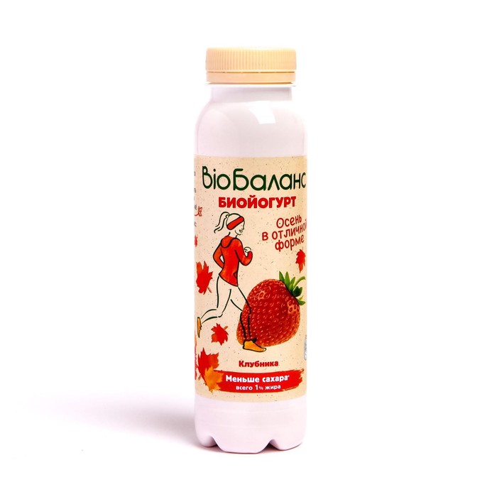 

Биойогурт BIO BALANCE клубника 1% 270г бут