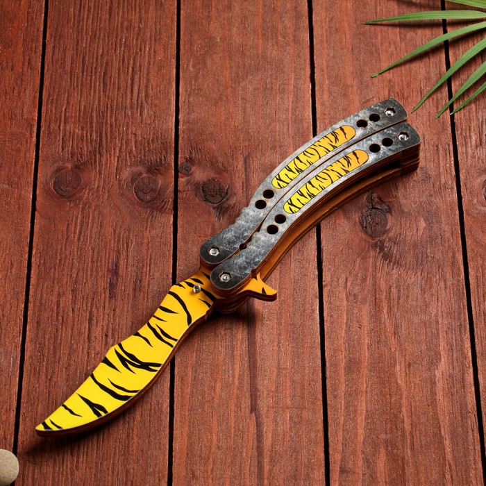 Сувенир деревянный «Нож Бабочка» тигровый деревянный игрушечный нож бабочка легенда