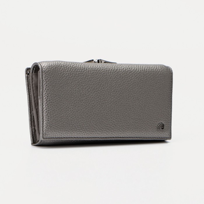 

Кошелёк на магнитах, цвет серебряный