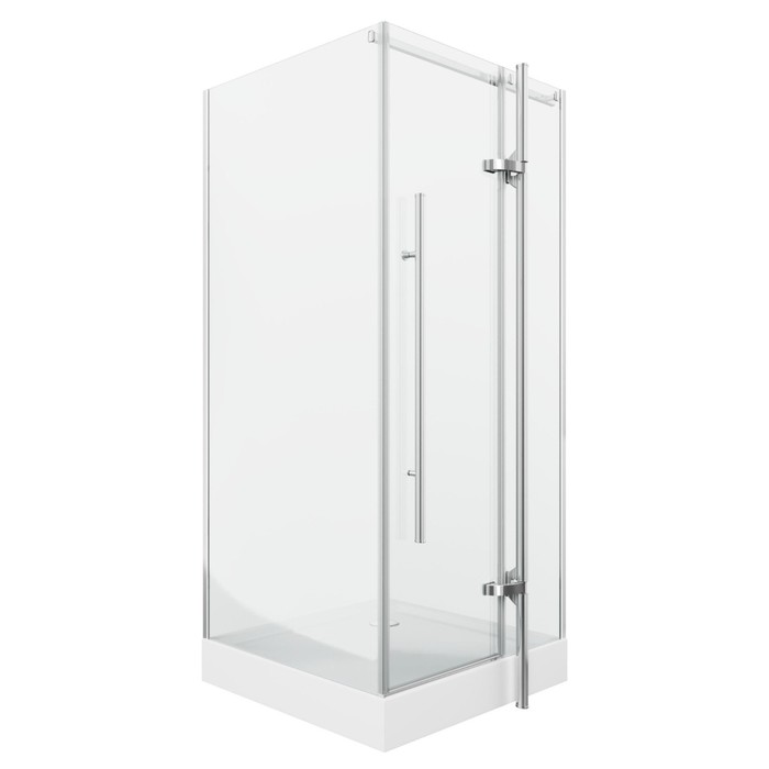 Душевое ограждение GROSSMAN Style GR-6090, 90х90х190 см, дверь распашная, стекло прозрачное 711190