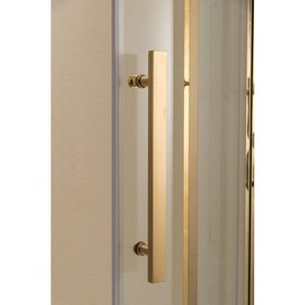 

Душевое ограждение GROSSMAN PR-90G, 90x90x200 см, прозрачное, золотое