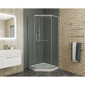

Душевое ограждение GROSSMAN PR-90SD, 90x90x200 см, прозрачное, хром