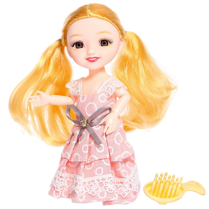 Кукла модная шарнирная «Анна» с аксессуаром кукла модная шарнирная анна с аксессуаром