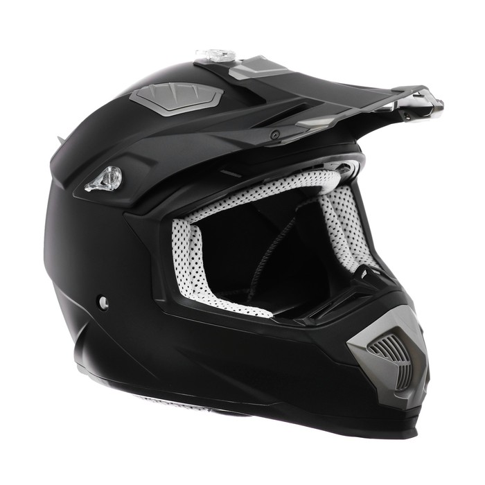Шлем кроссовый, черный, матовый, размер XL, MX315