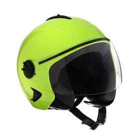 Шлем открытый с визором, желтый, размер M, OF635 от Сима-ленд