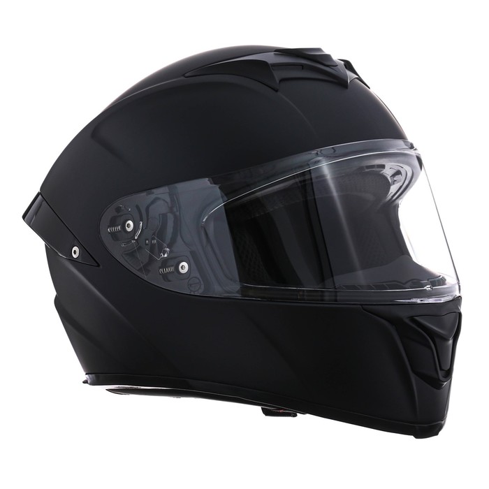 Шлем интеграл, черный, матовый, размер XL, FF867
