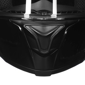Шлем интеграл, черный, глянцевый, размер M, FF867 от Сима-ленд