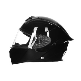 Шлем интеграл, черный, глянцевый, размер M, FF867 от Сима-ленд
