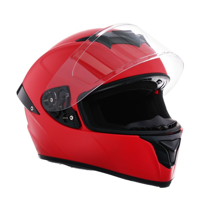 Шлем интеграл, красный, матовый, размер L, FF867