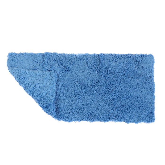 Микрофибра Grand Caratt для полировки, плюшевая, 20×40 см, синяя