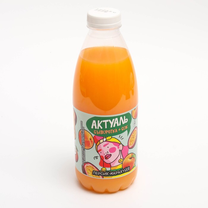 

Напиток ACTUAL на сыворотке персик/маракуйя 930г бут