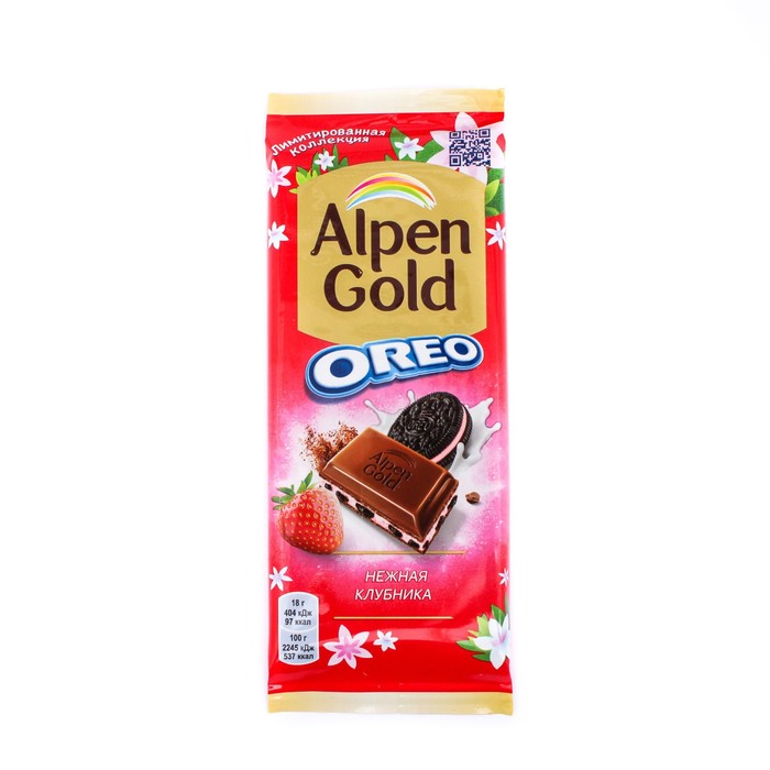 Шоколад Alpen Gold клубника йогурт, 85г