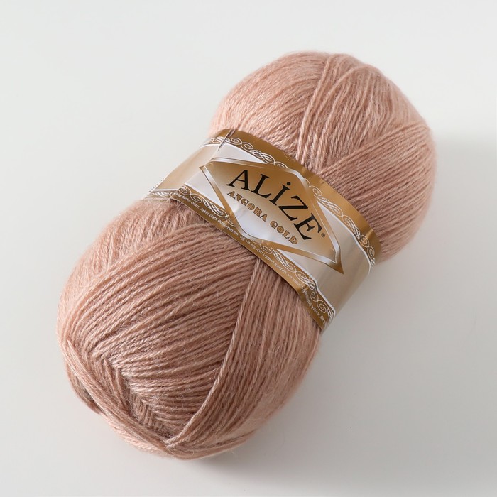 

Пряжа "Angora Gold" 20% шерсть, 80% акрил 550м/100гр (757)