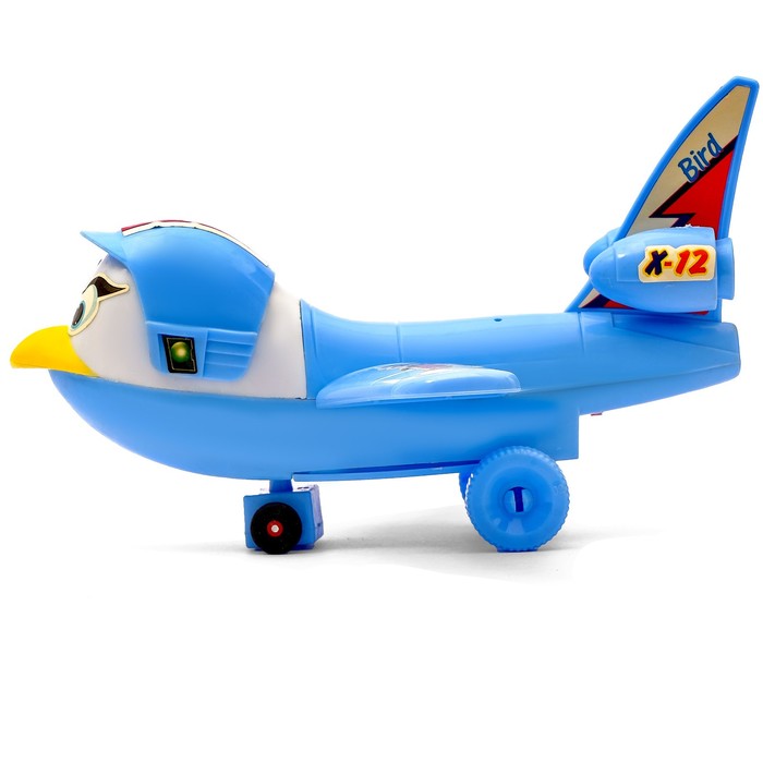 Самолёт "Птичка", световые и звуковые эффекты, работает от батареек