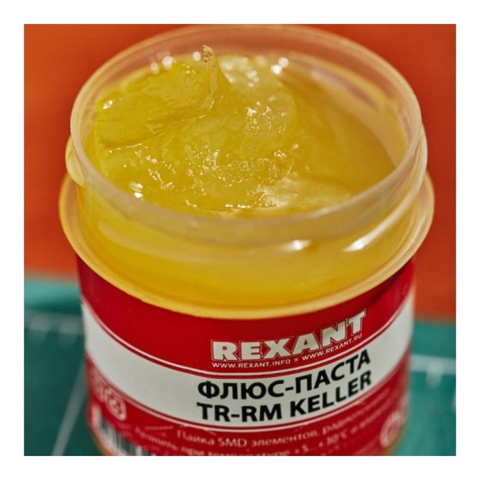 Флюс для пайки REXANT, паста TR-RM KELLER, 20 мл флюс паста rexant tr rm keller 20 мл