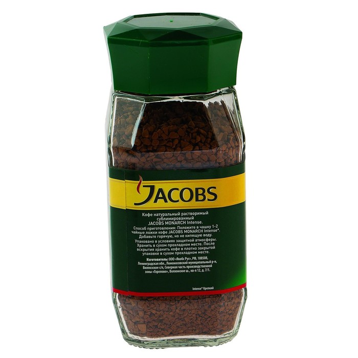 

Кофе раств.Jacobs Monarch Intense 95г/ст.б/Якобс Рус