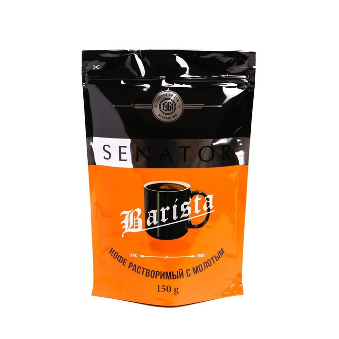 

Кофе раств.Senator Barista 150г/дой-пак суб+мол