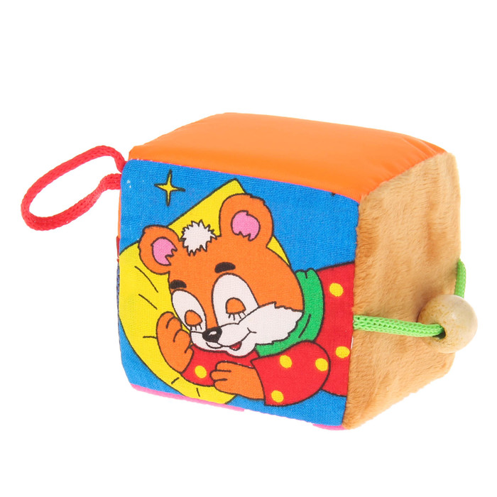 Развивающий тактильный куб