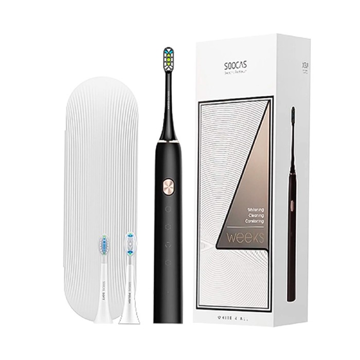 Электрическая зубная щетка Soocas Electric Toothbrush X3U, звуковая, чёрная электрическая зубная щетка soocas x3u черная