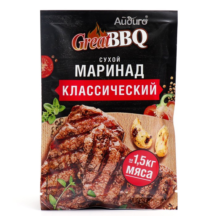 

Маринад АЙДИГО Great BBQ сухой Классический 35г