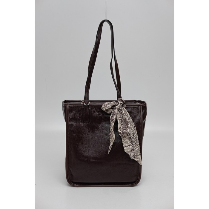 Тоут, отдел на молнии, цвет коричневый 26х14х28см