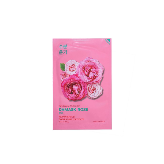 

Увлажняющая тканевая маска Pure Essence Mask Sheet Damask Rose, роза